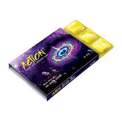 اکشن آدامس ترش بدون شکر باطعم بلک هول